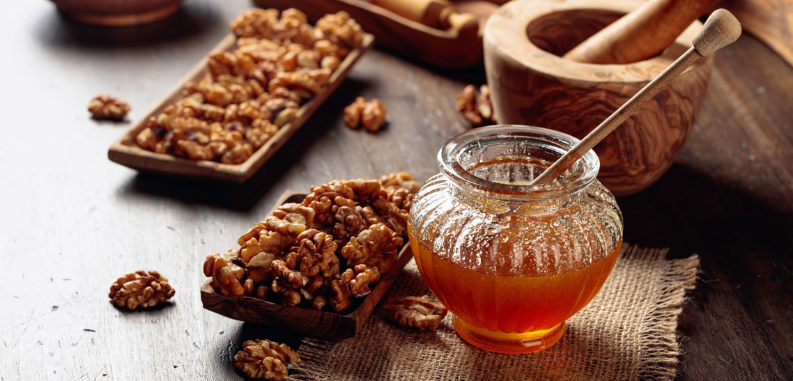 Walnuts with Honey for Respiratory System Health